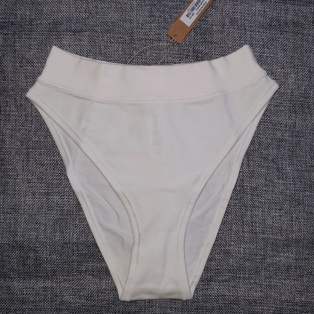 NWT SKIMS XXS Cotton Jersey Cheeky Tanga MARBLE